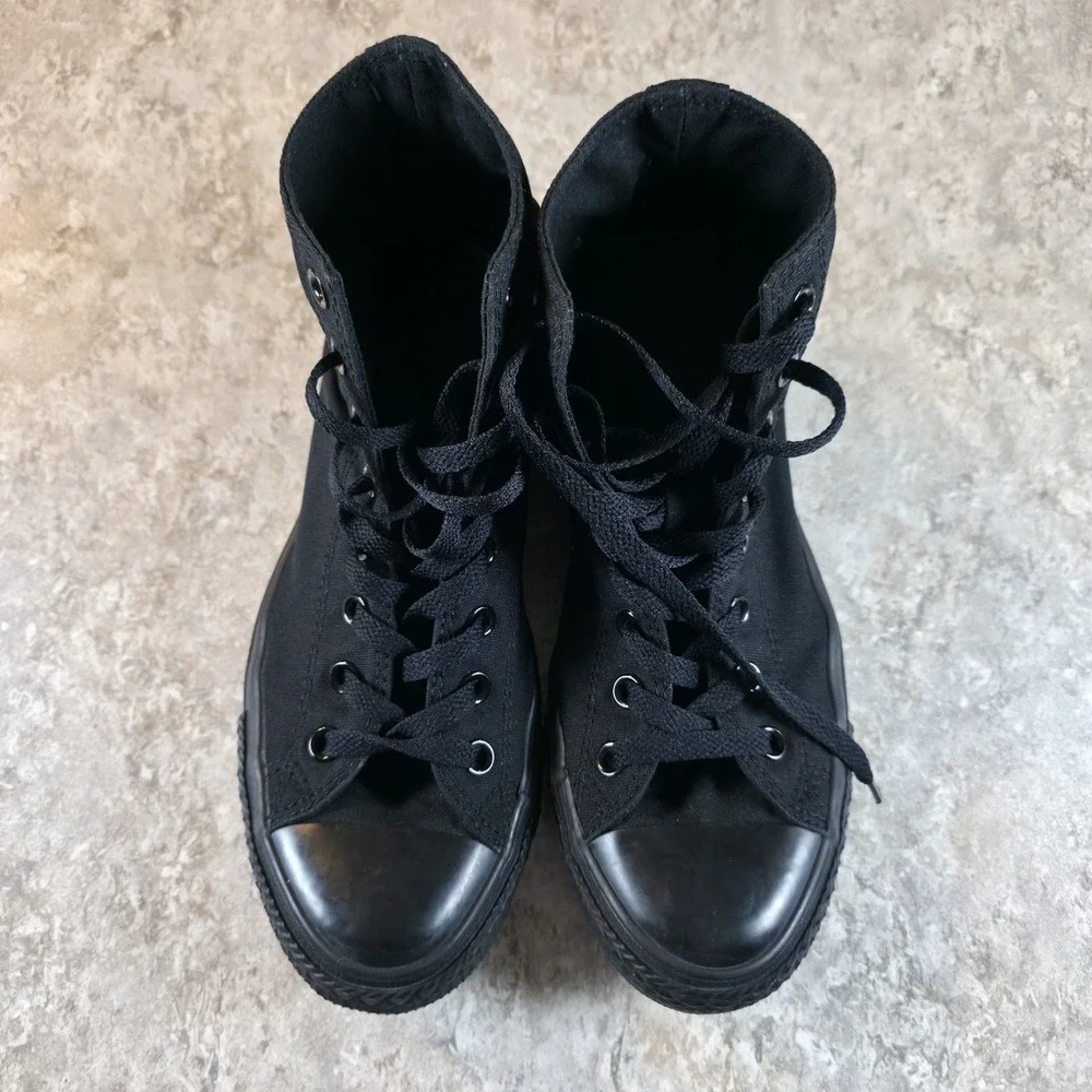 Converse Chuck Taylor All Star High Top Triple Black - M3310 Womens 10 / Mens 8